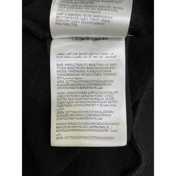 Moncler Genius X Jw Anderson Black Hoodie Sweater Size XXL - Picture 4 of 5